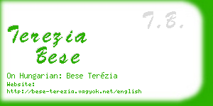 terezia bese business card